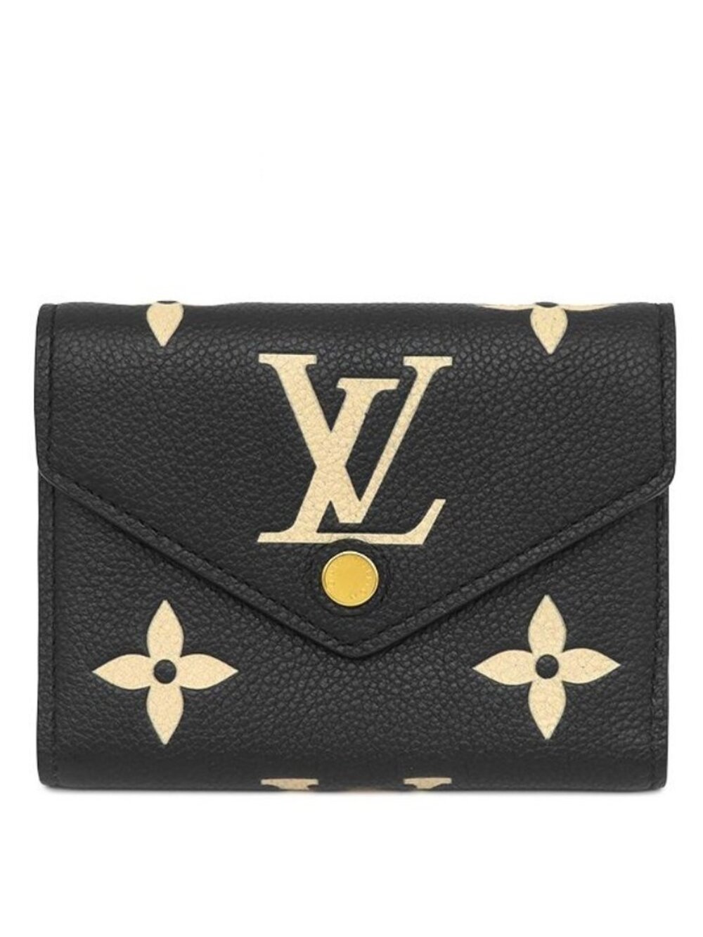 Louis Vuitton Trifold Wallet Portefeuille Victorine Monogram Empreinte Bicolor